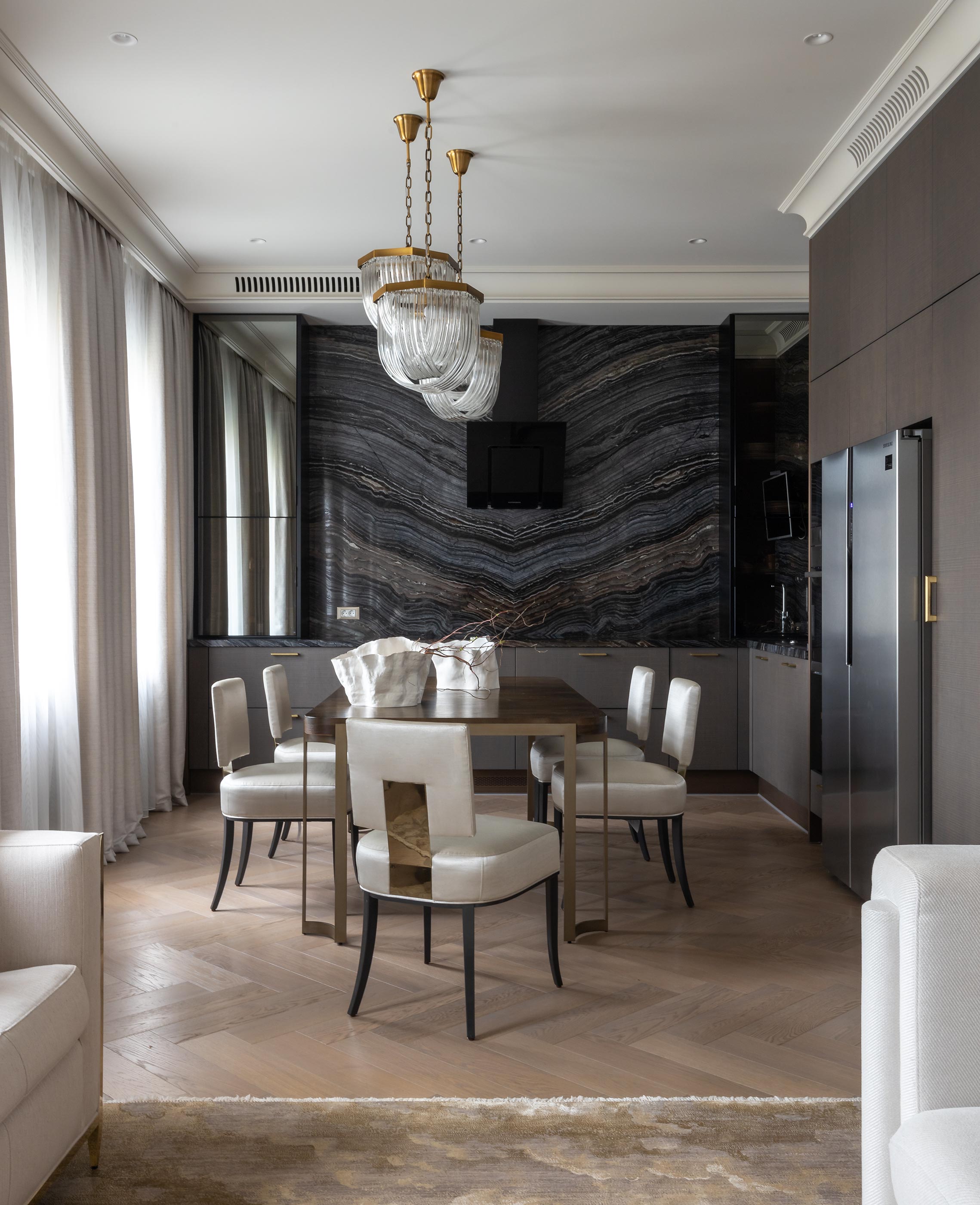 Портфолио: Интерьер в современном стиле №9122 от DOVLET HOUSE.